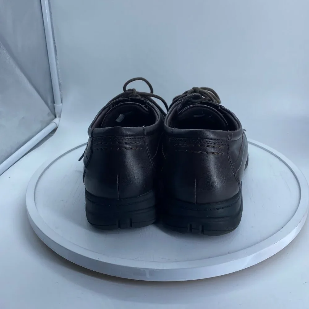 Outland Comfort Men's Brown Leather Lace-Up Dress Shoes Comfortable Size 11‎